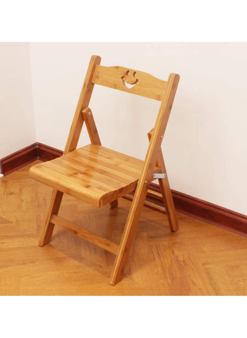 LINGWEI Folding Chair Patio Bamboo Foldable Chair For Home Indoor Outdoor Garden Balcony Lawn Poolside Terrace - Image 1