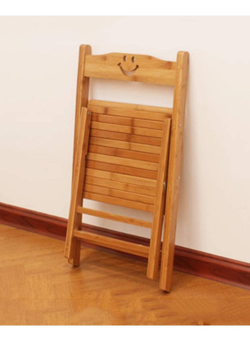 LINGWEI Folding Chair Patio Bamboo Foldable Chair For Home Indoor Outdoor Garden Balcony Lawn Poolside Terrace - Image 3