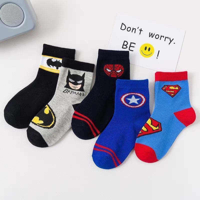 SMARTEDGE Women's Cartoon Print Ankle Socks, Cute Summer Short Ankle Socks, New Design, 6 Pairs, Multicolor