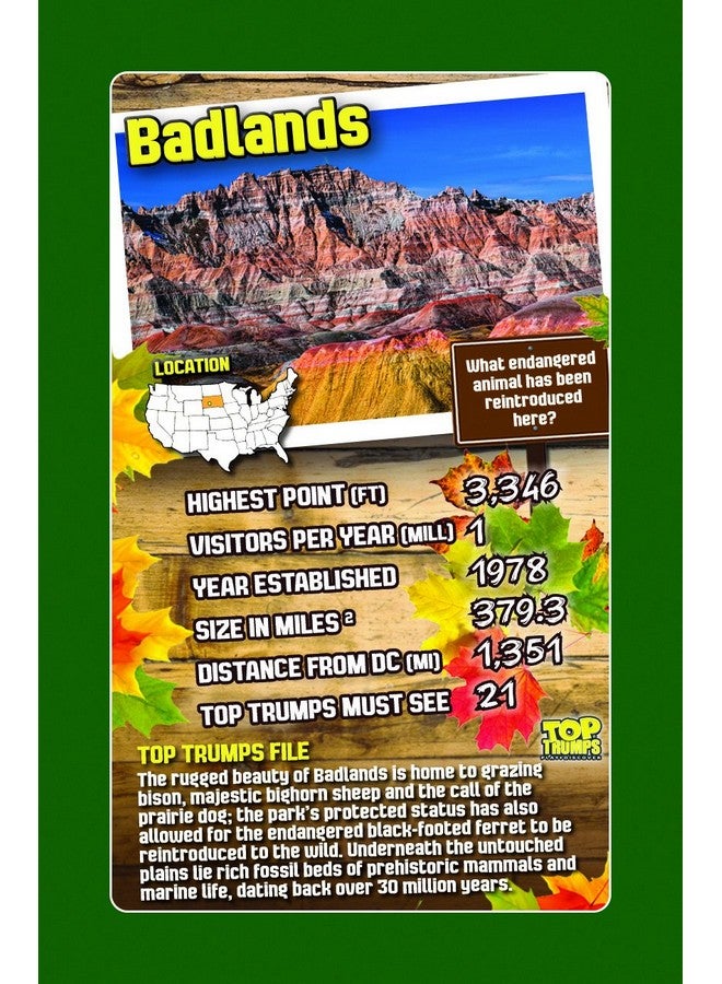 Top Trumps National Park Top Trumps Card Game Bundle - Image 3
