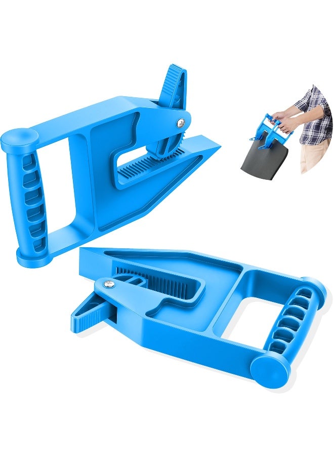 Chabeia Pair of Mat Movers Tool - Mat Grippers - Heavy Duty Stall Mat Handlers for Horse Mat, Gym Mat, Trailer Mat & Rubber Mats -Ergonomic Mat Puller Perfect for Barn & Home, Durable and Save Time - Image 1