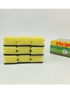 MtjrNet 9 Piece Pot & Dish Washing Sponge Set Cleaning With Long Lasting Dishwashing Scrubbers Sponge  - Image 4