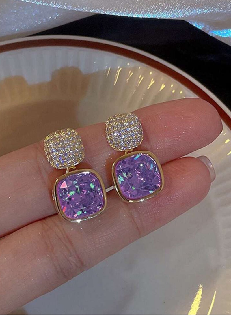 إيكوال حلق اذن نسائي بتصميم عصري وعالي الجودة مرصع بالزركون - Image 2