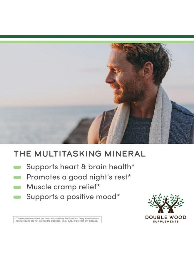 Double Wood Supplements جواهر المغنيسيوم جليسينات (400 ملغ لكل حصة، 30 يوم إمداد، بنكهة العنب) مكمل مغنيسيوم عالي الامتصاص للبالغين أو الأطفال من دابل وود سوبليمنتس - Image 5