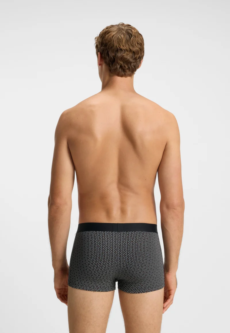 BOSS Open Beige Three-pack of stretch-cotton trunks with logos for Men | Best Price UAE