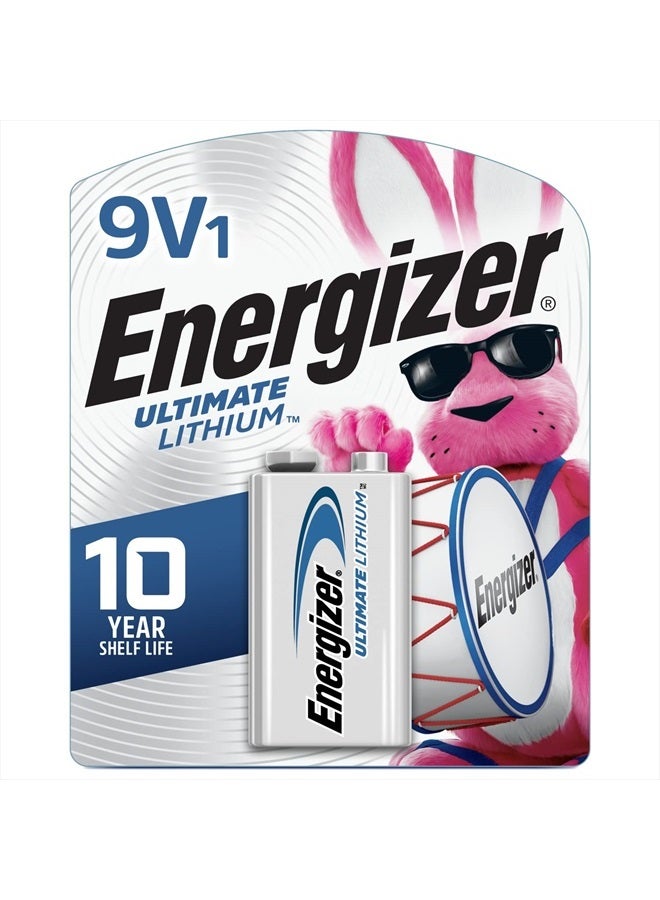 Energizer Product Title to 9V Lithium Batteries, Ultimate 9 Volt Battery Lithium, 1 Count  - Image 1