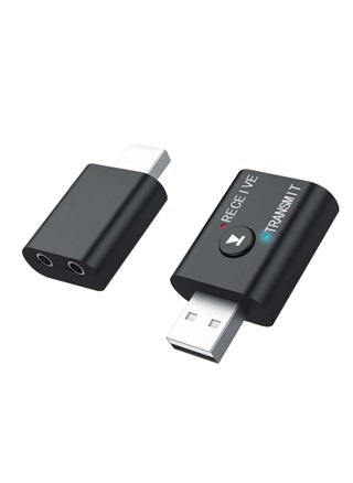 USB Bluetooth Adapter, 2 Pcs Bluetooth 5.0 Transmitter Receiver 2 in 1 Wireless Bluetooth Converter Built-in 2 3.5mm Audio Bluetooth for TV, Home Stereo, Car Stereo, Headphones, Speakers, PC - pzsku/Z68DC4CC456F823DA995BZ/45/_/1695823102/aeb50a2c-5e5f-4b50-96fc-98d393384c65