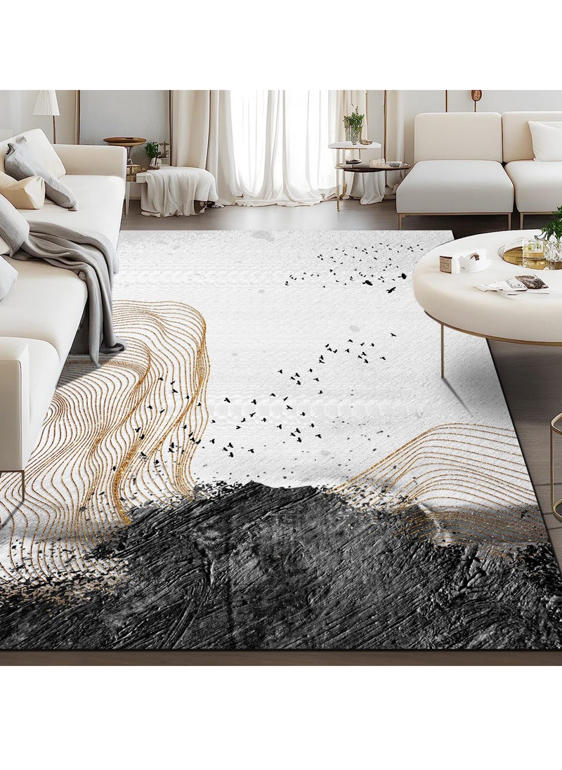 Sharpdo Modern Style Area Rug Non-Slip Super Soft Touch Living Room Bedroom Kitchen Decoration Of Carpet Floor Rug Rectangular 200x300cm  - Image 3