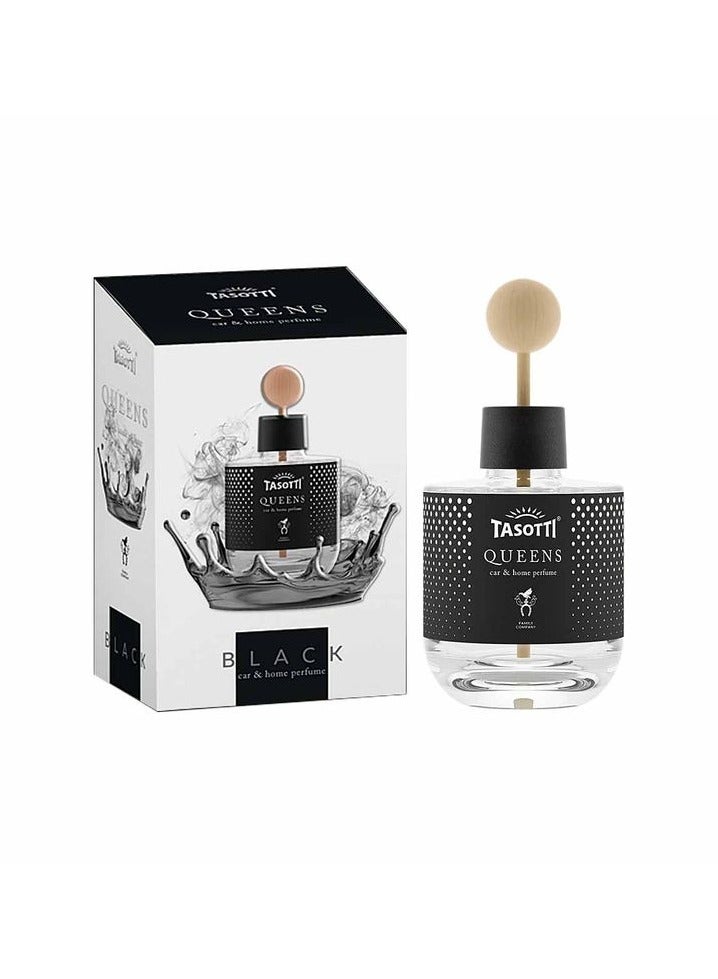 TASOTTI Car Home Perfume Car Air Freshener High Quality Smell 100 Ml Queens Black Fragrance - Image 1