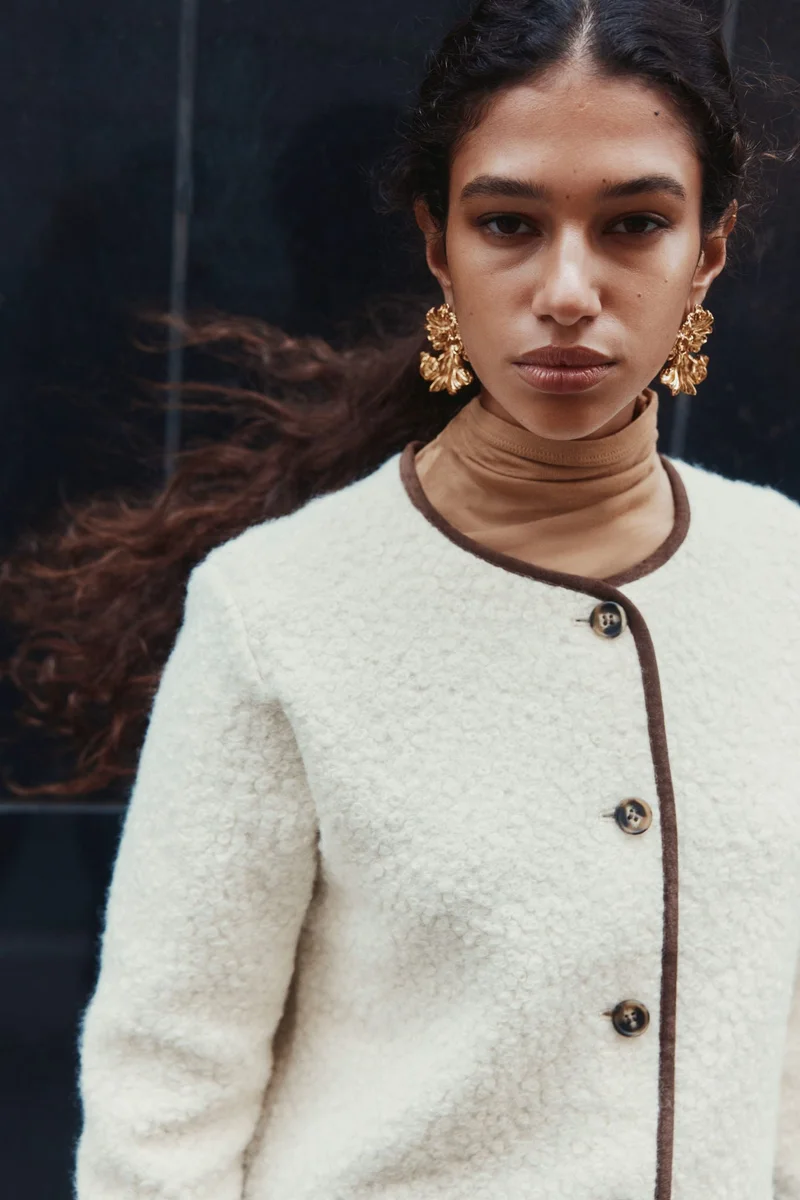 اتش اند ام كارديغان من نسيج تيدي