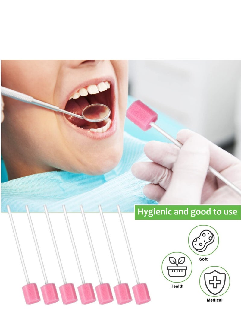 Generic 200 Pieces Disposable Oral Swabs, Disposable Oral Swabs for Elderly, Sponge Swabs for Oral Cleaning and Oral Care  - Image 5