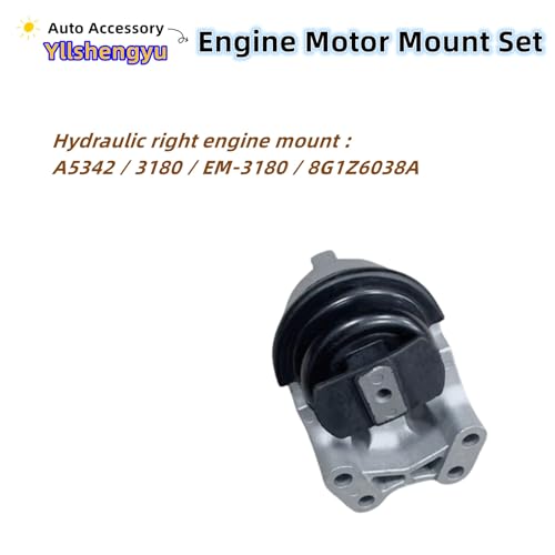 Yllshengyu 3Pcs Engine Motor Transmission Mount Set Compatible with Taurus 2008-2012 3.5L/Lincoln MKS 3.7L/Flex 09-12 3.5L/Taurus X 08-09 3.5L Mercury Sable Replace for A5425 A5429 A5342 - Image 4