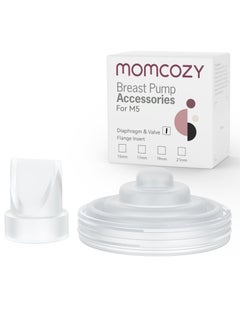 Momcozy Momcozy Duckbill Valves & Silicone Diaphragm for Momcozy M5, Original Momcozy M5 Breast Pump Replacement Accessories, 1 Pack  - Image 1