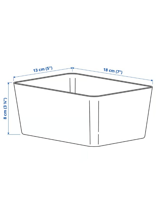 صندوق، أبيض، 13×18×8 سم - Image 5