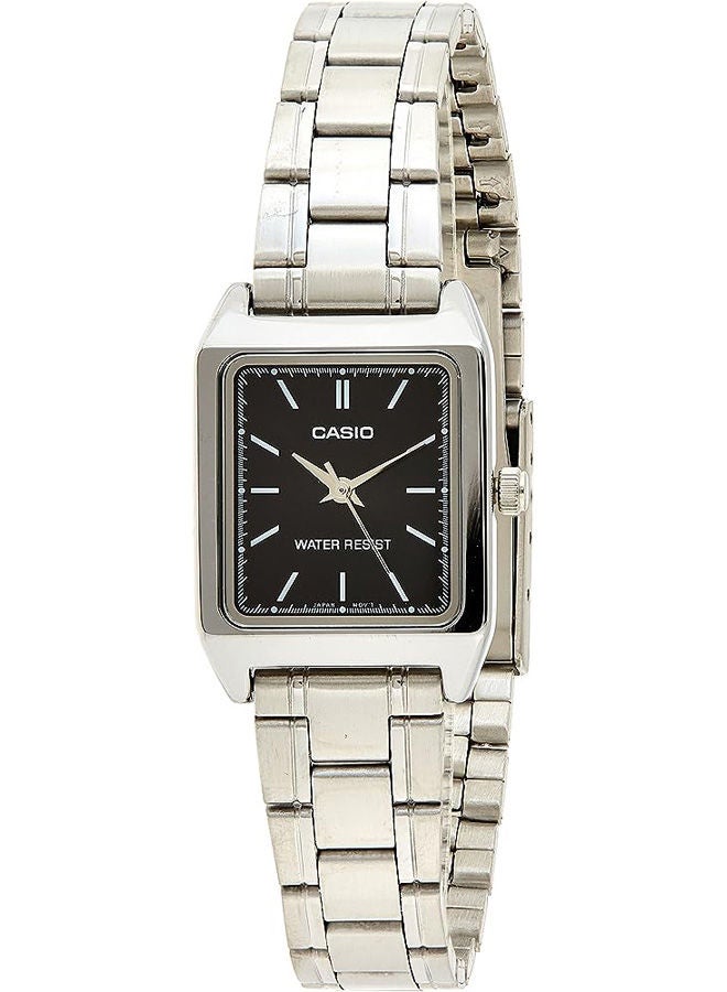 ساعة يد من ستانلس ستيل نظام ثنائي LTP-V007D-1EUDF