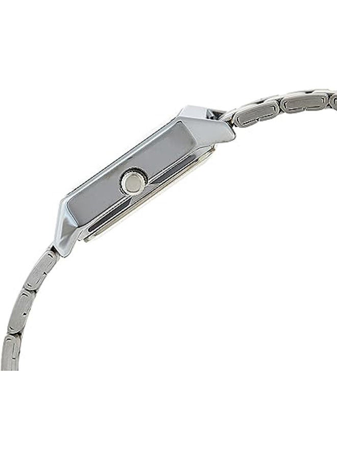 ساعة يد من ستانلس ستيل نظام ثنائي LTP-V007D-1EUDF