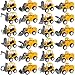 OJYUDD 24 Pcs Mini Construction VehiclesPull Back Engineering VehiclesPlay Figure Vehicles Toys for Birthday Party FavorsGiftsRewards - Image 2