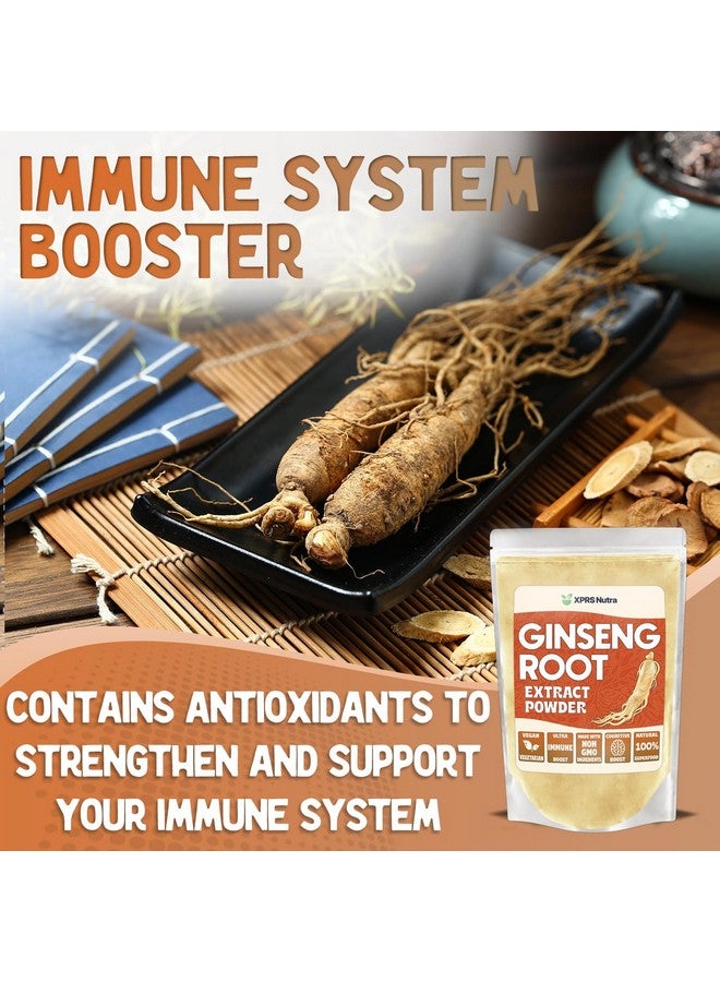 XPRS Nutra مسحوق مستخلص جذور الجنسنغ XPRS نوترا - مسحوق الجنسنغ يدعم الوظائف الإدراكية والأداء البدني ونظام المناعة - صديق للنباتيين الجنسنغ بانكس في شكل مسحوق (4 أونصة) - Image 3