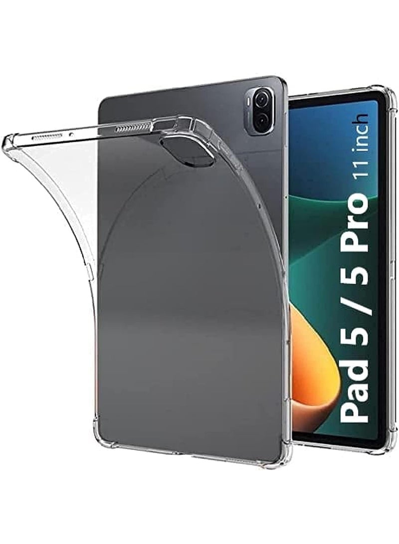 Rock Pow Clear Case For Mi Pad 5 Pro 2021 Case Tablet Protective Cover Four Airbag Back Transparent Cover For Xiaomi Mi Pad 5/Mi Pad 5 Pro - Image 1
