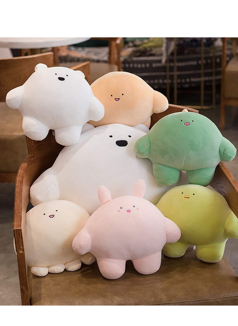 SYOSI - 15.7 inch C ute Bear Plush Stuffed Animal Body Pillow Fat Cartoon Cylindrical Body Pillows for Kids, Super Soft Hugging Toy Gifts for Bedding, Kids Sleeping Nap Kawaii Pillow - Image 1