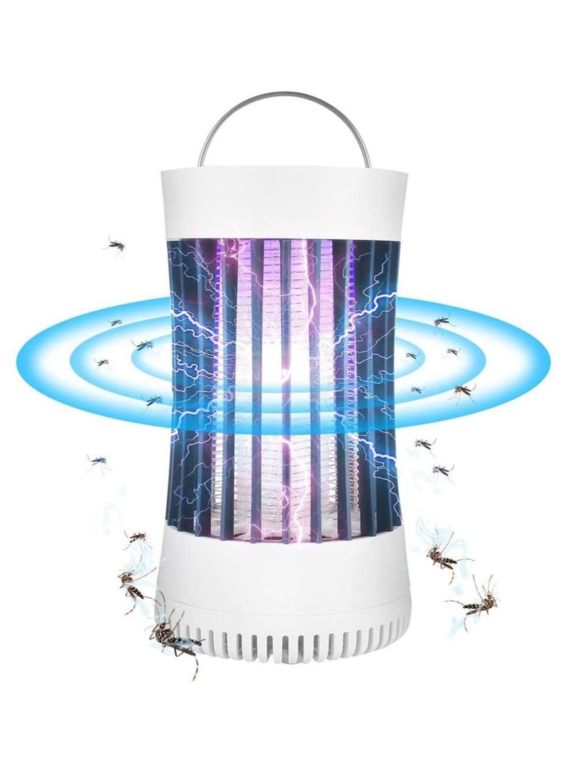كابتن تيك صاعق حشرات كهربائي ، USB قابل لإعادة الشحن داخلي خارجي لقاتل الناموس مصباح مع مروحة ، قاتل حشرات كهربائي محمول للمنزل ، التخييم ، البعوض ، الفناء الخلفي ، الفناء - Image 1