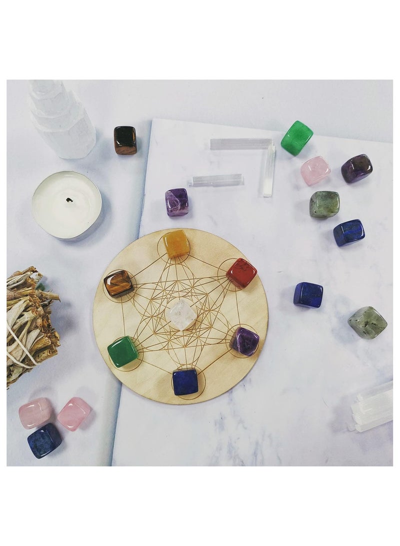 10 Natural Amethyst Healing Crystal Necklaces for Women Energy Gemstone Pendants Hexagonal Design Random Colors  - Image 4