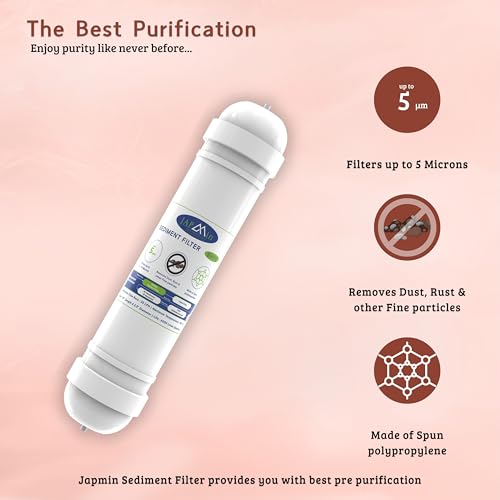 Japmin 3 in 1 RO Filter Kit | Convert RO Water Purifier into Alkaline Water Purifier | Sediment, Carbon & Copper + Alkaline Water Filter Cartridge - Image 3