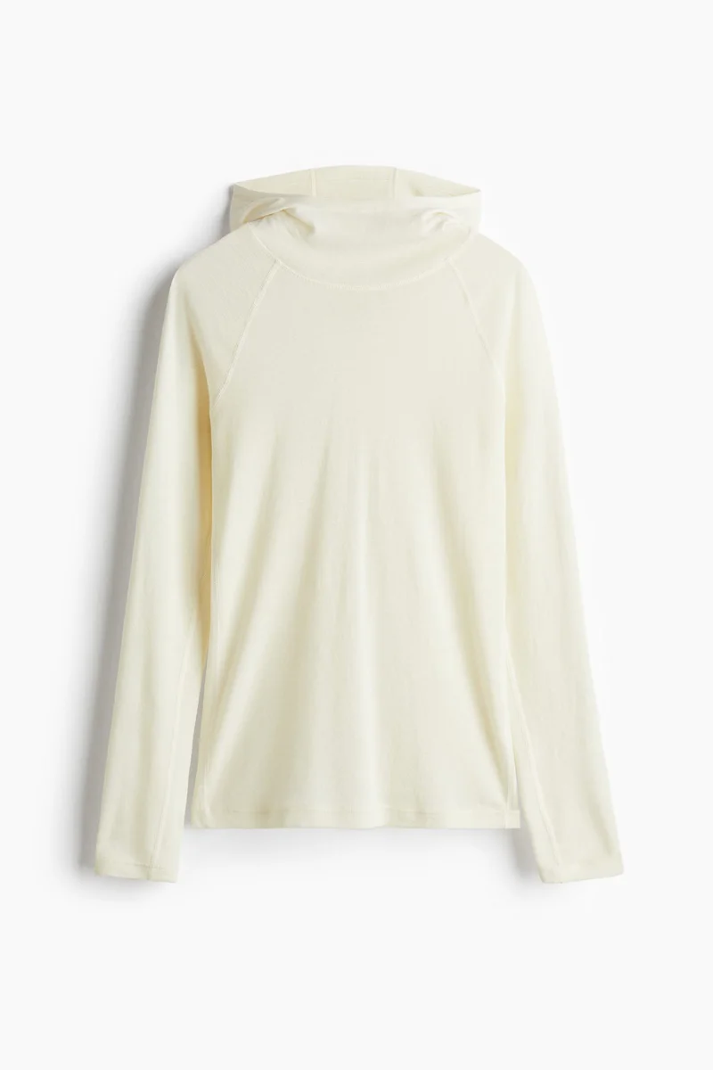 H&M Wool hooded sports top