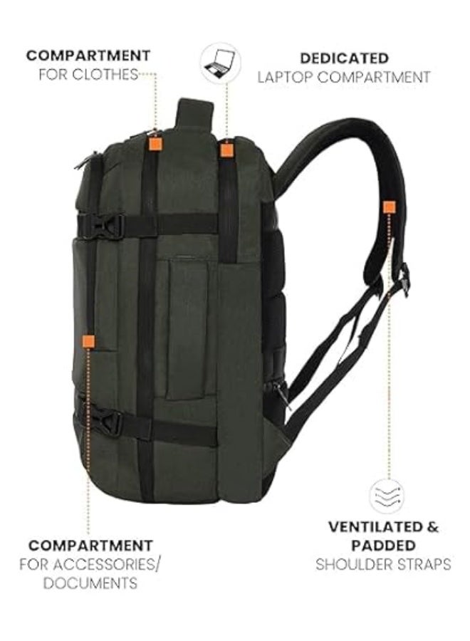 FUR JADEN 40L Weekender Travel Laptop Backpack with Anti Theft Pocket, Organizer, 15.6 Inch Padded Laptop Sleeve and Dual Handles - Image 4