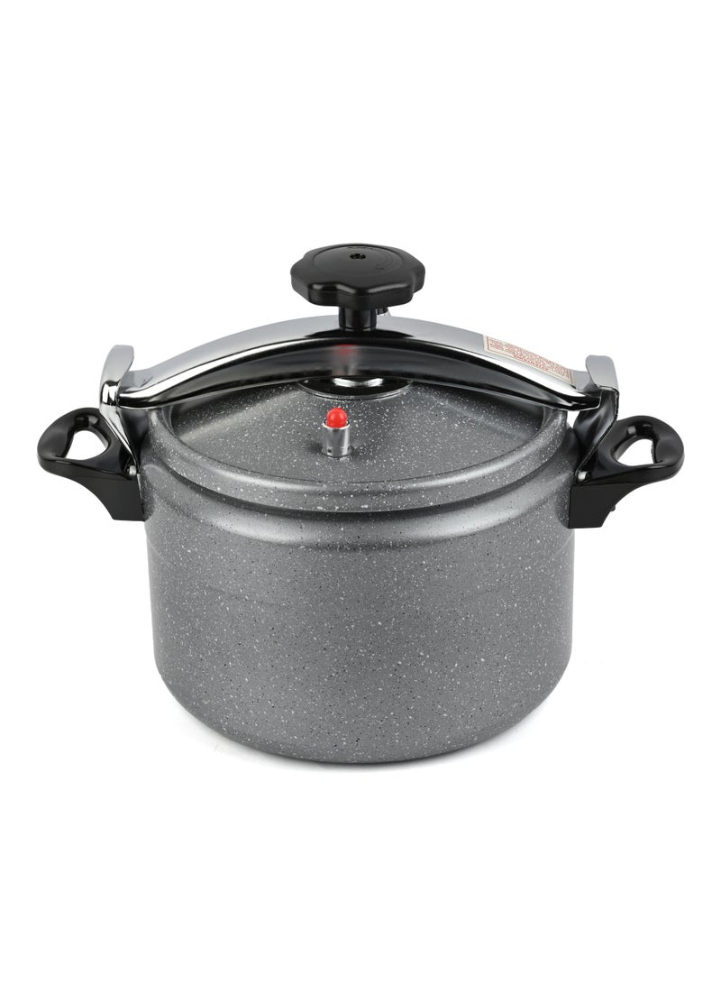 أولييرو قدر ضغط الومنيوم جرانيت للطهي السريع والفعال سعة 9 لترات - Image 1