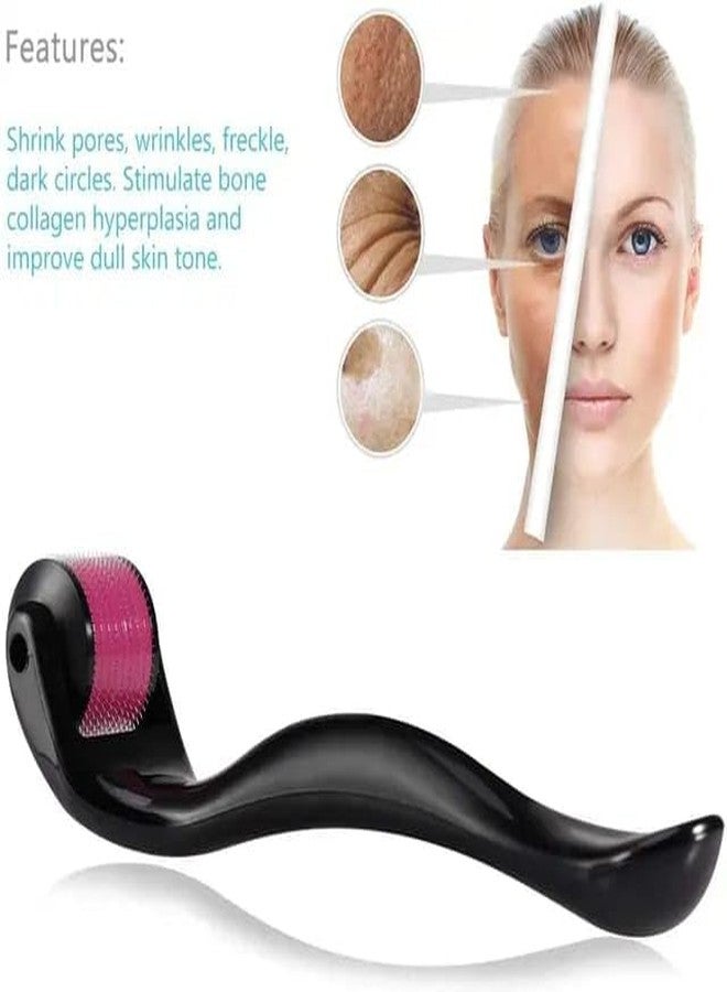 FlyTouch Skin Therapy Derma Roller Microneedle Roller for Men And Women | Repairs Damaged Hair, Activates Hair Follicles Reduces Acne Scars | Safe & Effective To Use (Derma Roller_1) - Image 5