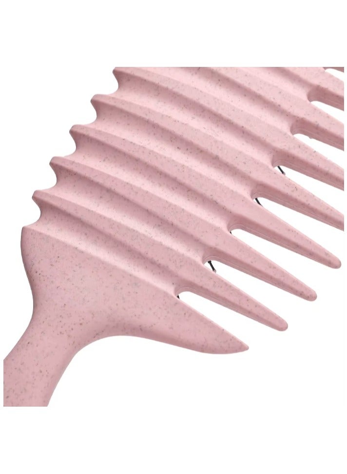 Fluffy Curl Defining Brush Curl Brush for Curly Hair Wet, Elastic Hair Styling Comb For Bounce & Volume, Durable Plastic Bristles & Comb Handle - Image 5