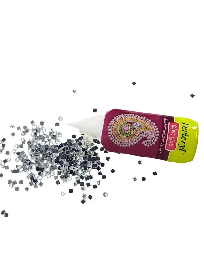 PINACO INDIA Fevicryl No-Stitch Fabric Glue - Strong & Quick-Drying Adhesive for Embellishments, Mirrors, Patches, Stones, Laces & Sequins - Perfect for Fabric Crafting & DIY Projects (30gm X 4 pack) - Image 5