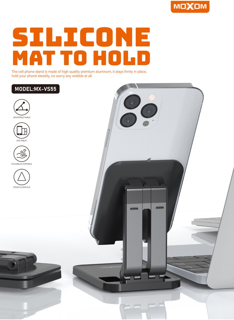 MOXOM MX-VS55 Folding Desktop Phone Stand Black  - Image 4