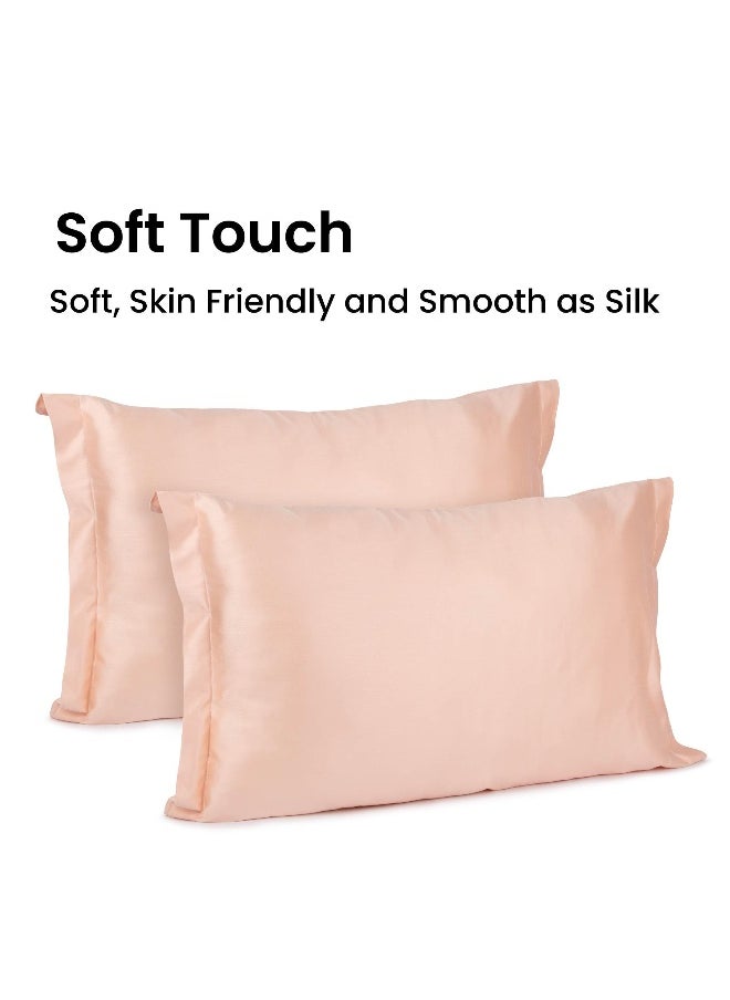 Mush 400TC Bamboo Pillow Cover (1 Pair, 17x27 Inches) Peach - pzsku/Z68DDB2E871A49213DFCCZ/45/_/1728988733/d8758435-6afe-438f-b2eb-5d0b6cf67c79