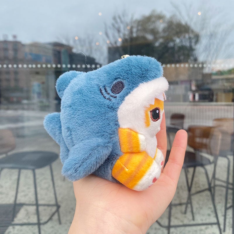 Cartoon Cat Plush Keychain Toy - Image 3