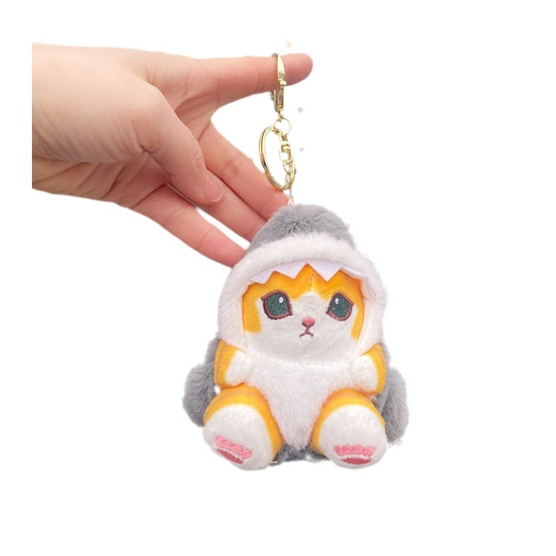Cartoon Cat Plush Keychain Toy - Image 5