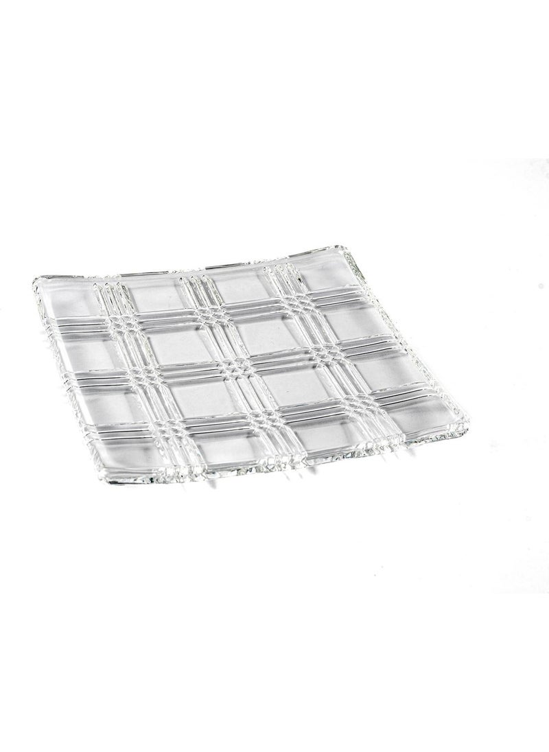 Square Stripe 6-Piece Glass Plate 17X17X2 cm - pzsku/Z68DDBB1D13C7FC897C62Z/45/_/1725790227/6329e22b-98cb-492d-b738-88d516ddfe21