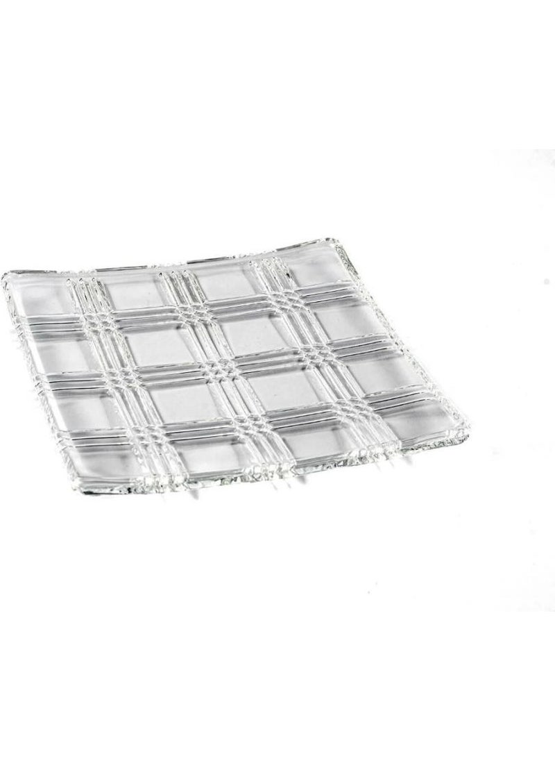 Square Stripe 6-Piece Glass Plate 17X17X2 cm - pzsku/Z68DDBB1D13C7FC897C62Z/45/_/1728062515/c4664ea5-ad29-4cf8-be4e-2ba7bc9a4452