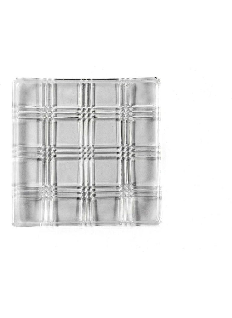 Square Stripe 6-Piece Glass Plate 17X17X2 cm - pzsku/Z68DDBB1D13C7FC897C62Z/45/_/1728062517/42898de6-9745-42c5-8f48-512053b33664