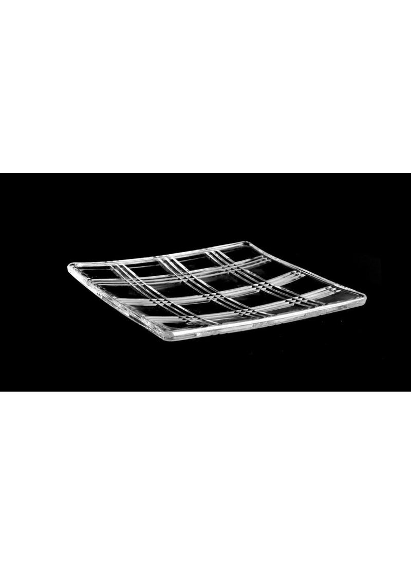 Square Stripe 6-Piece Glass Plate 17X17X2 cm - pzsku/Z68DDBB1D13C7FC897C62Z/45/_/1728062523/0607ba11-1ba2-4951-9828-2bf088dc3dc0