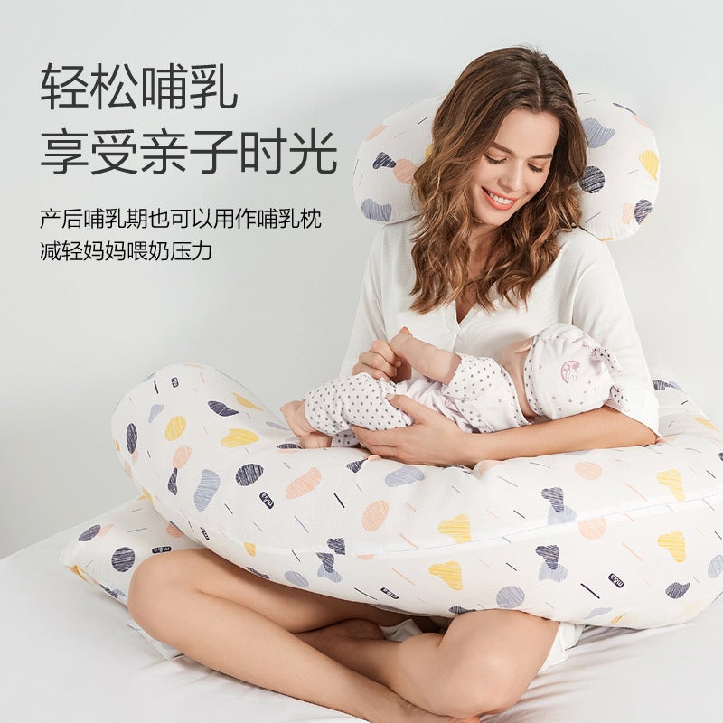 Pregnant Women'S U-Shaped Waist-Protecting Side Sleeping Pillow, Removable Belly Support Side Sleeping Pillow, Sleeping Pillow, Pregnancy Supplies, Comfortable Postpartum - Image 5
