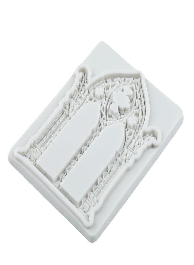 MYPRACS Gothic Castle Gate Silicone Mold Door Fondant Molds For Cake Decorating Cupcake Topper Chocolate Candy Polymer Clay Gum Paste - Image 4