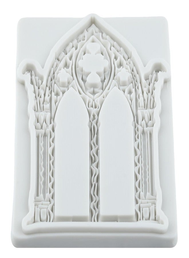 MYPRACS Gothic Castle Gate Silicone Mold Door Fondant Molds For Cake Decorating Cupcake Topper Chocolate Candy Polymer Clay Gum Paste - Image 3
