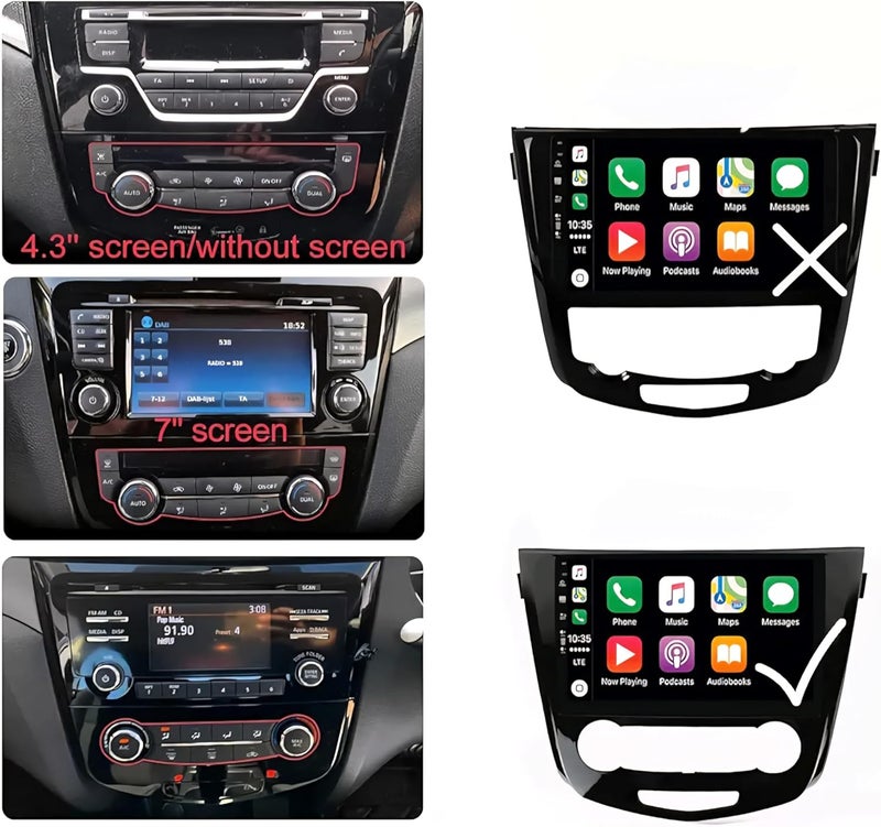 VIEREX Nissan X-Trail Car Stereo with Apple Carplay & Android Auto - Image 3