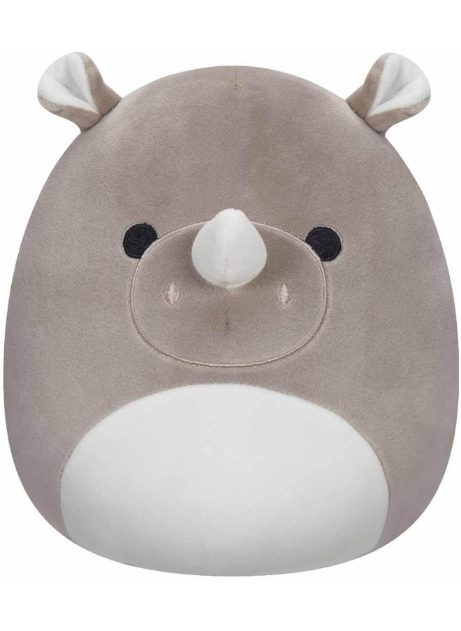 Squishmallows Squishmallows Irving Grey Rhino Mini Plush Toy, 7.5 Inch Size  - Image 1