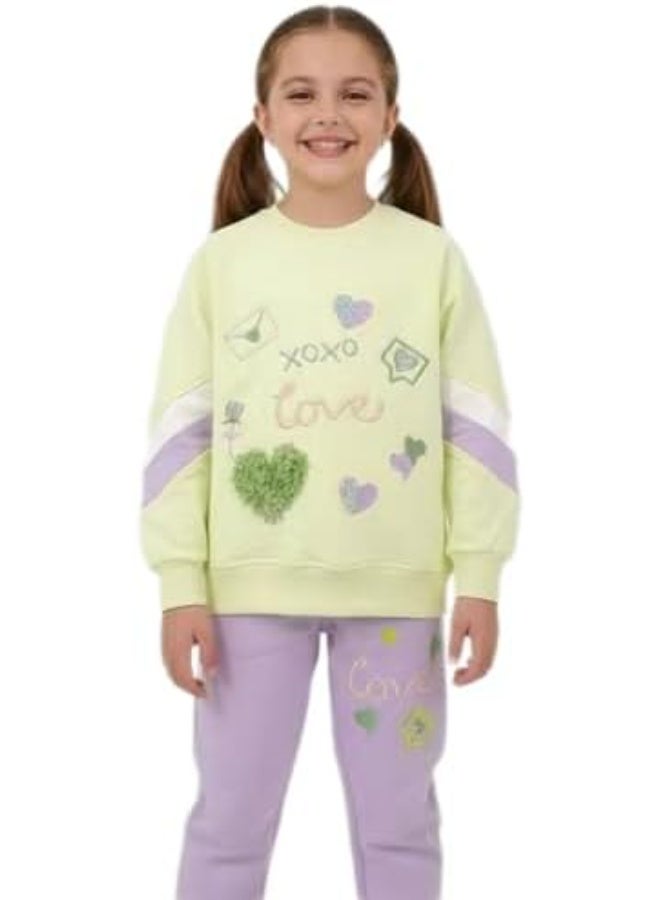 Macaw Kids Winter Cotton Set 100% Padded – Soft Warm Children Outfit with Heavy Outer Fabric, Anti-Pilling & Fade Resistant, Comfortable Long Sleeve Top and Pants for Daily Wear, School & Outdoor Activities(10years) - Image 1