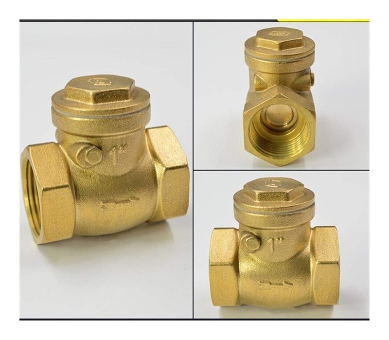 Brass Swing Check Valve 1 2 Inch BSPP Thread High Pressure Water Pipe Valve - Image 3