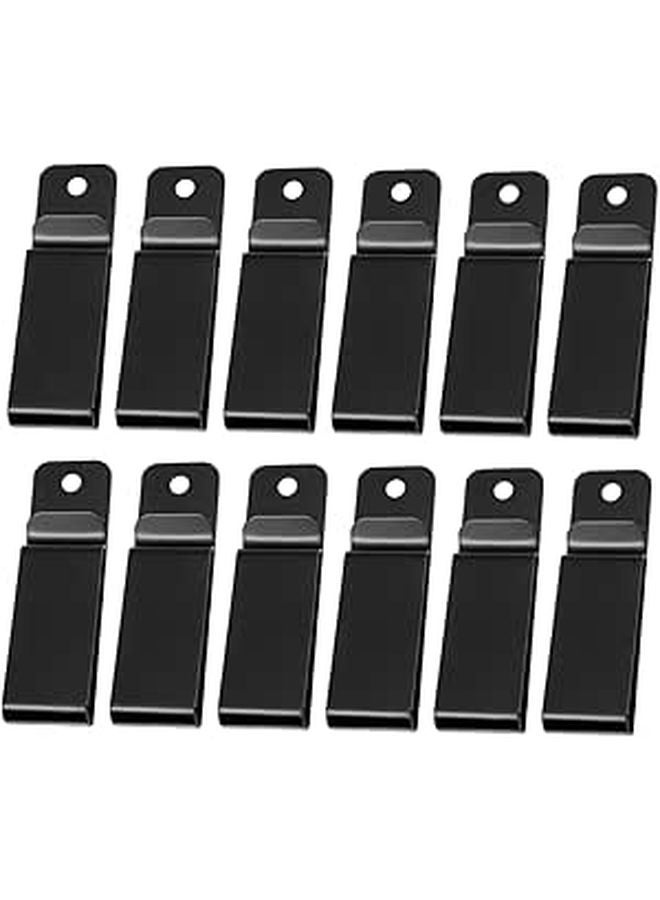 12 Pack Metal Key Clip Belt Accessory With Spring Buckle Carabiner - Image 1