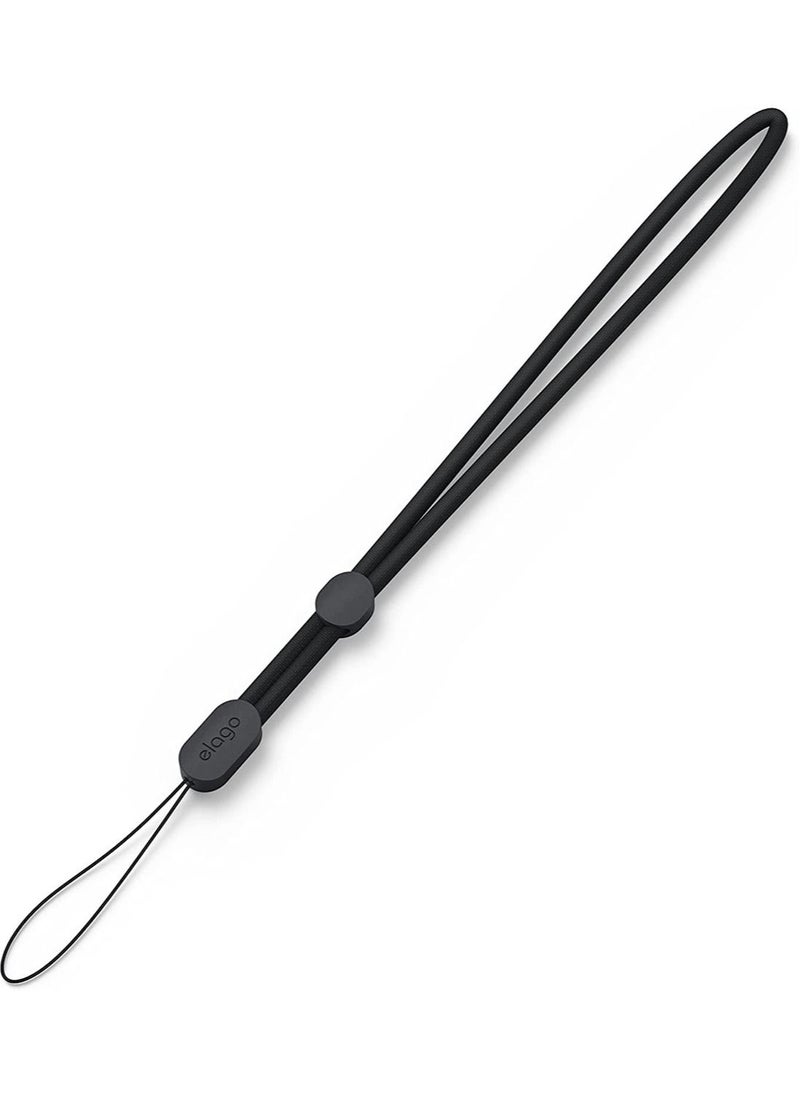 Universal Nylon Strap with Adjustable Button Compatible with AirPods Pro 2 (2nd Generation) - Black